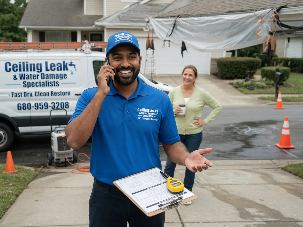 Ceiling Leak Cleanup Worthington, IA FAQs